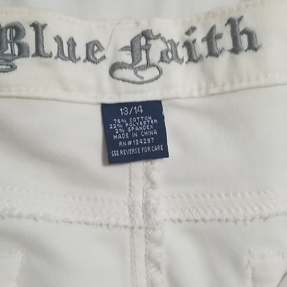 Ivory color Jean's size womans 13/14 - Picture 4 of 4